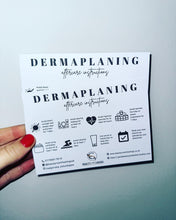 Load image into Gallery viewer, Dermaplaning Aftercare Cards
